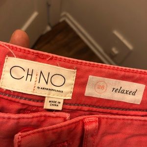 Anthropologie relaxed chinos